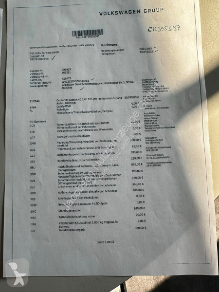عربة نفعية Volkswagen 3.140 35 L3H2 Klima, PDC,...