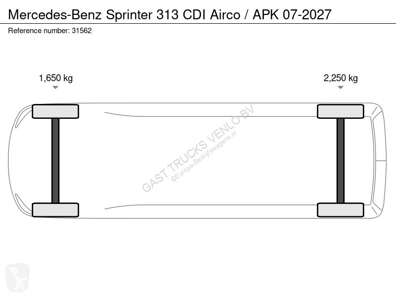 Комерційні автомобілі Mercedes 313 CDI Airco /...