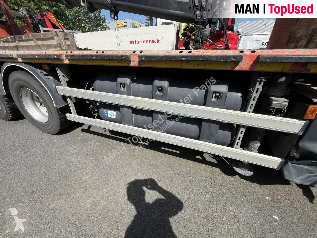 Scania PLATEAU Grue arrière van