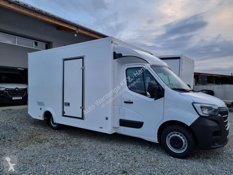 Furgoneta Renault 165 Koffer Platform Tiefrahmen
