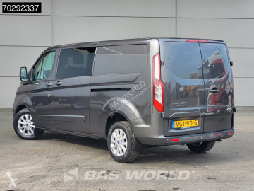 Ford Transit Custom 130PK Dubbel Cabine L2H1 Automaat Limited 2x Schuifdeur LED Airco Cruise Camera Parkeersensoren v+a APK 03-2026 Euro6 DC Doka Mi