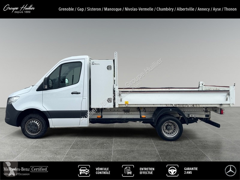 Véhicule utilitaire Mercedes 515 CDI 37 Benne...