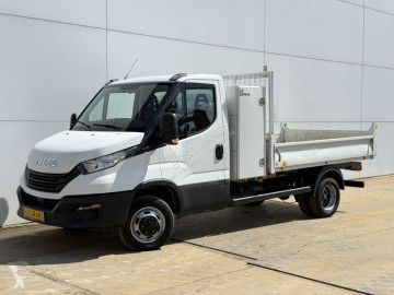 Iveco Daily 35C16 3.0 L4 Kipper Dubbellucht Airco 3.5T Trekhaak Lederen bekleding Benne Tipper