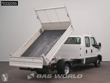 Iveco Daily 35C16 3.0 160PK Kipper Dubbele Cabine 3,5t Trekhaak Dubbellucht Airco Cruise Euro6 Tipper Benne Kieper A/C Towbar Cruise control