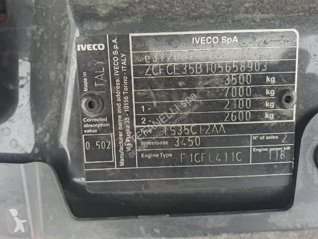 Nyttofordon Iveco DAILY 35C16H3.0 FRIGO ATP