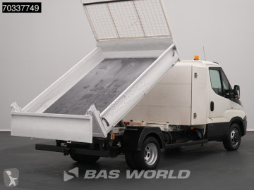 Iveco Daily 35C14 Kipper met Kist 3500kg trekhaak Airco Cruise Euro6 Tipper Kieper Open laadbak Benne A/C Towbar Cruise control