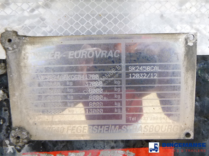 Semi reboque Spitzer Powder tank alu 60 m3...