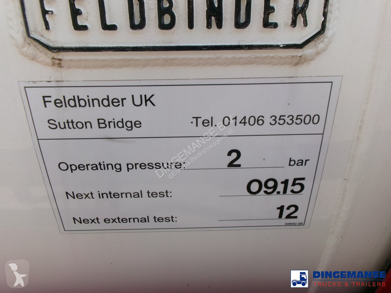 Semi reboque Feldbinder Powder tank alu 60 m3...