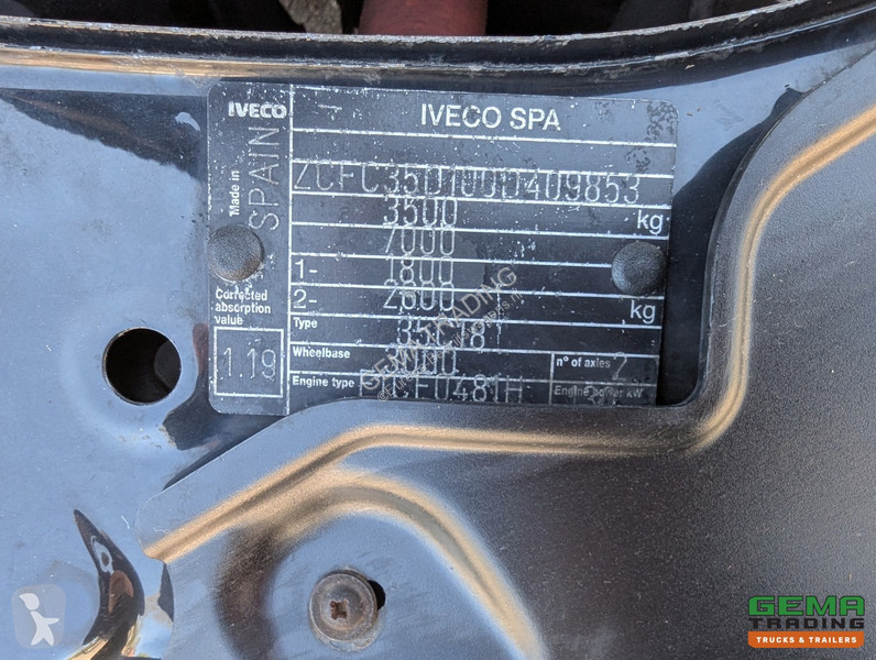 Véhicule utilitaire Iveco 4x2 Euro4 -...
