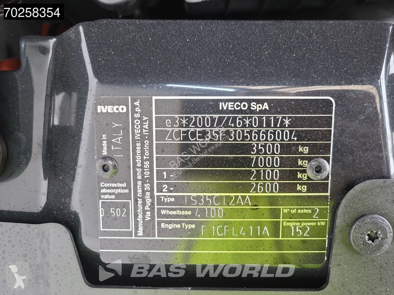 Furgoneta Iveco 35C21 3.0L Automaat 210PK...