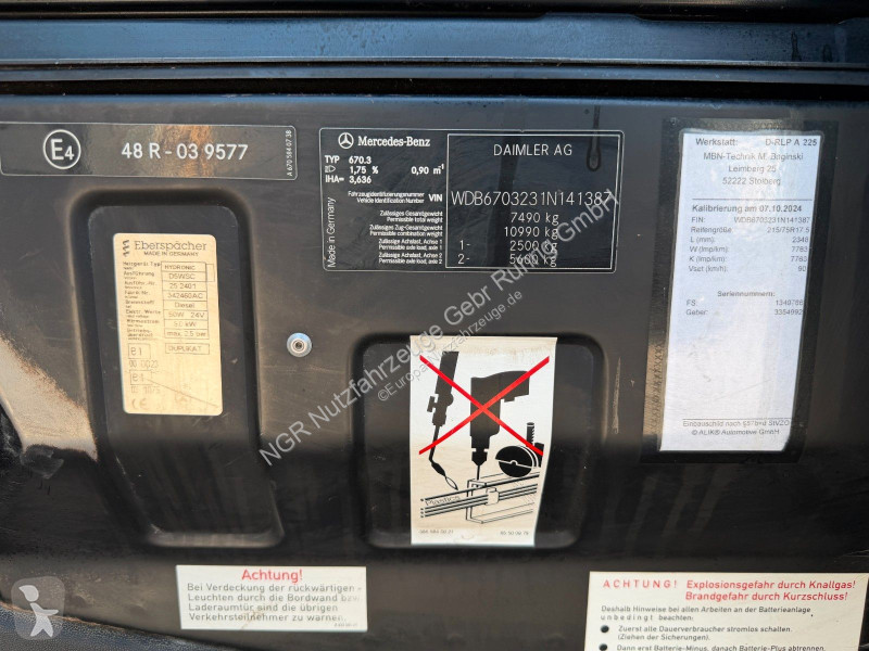 عربة نفعية Mercedes D | Doka | Sperrdiff. |...