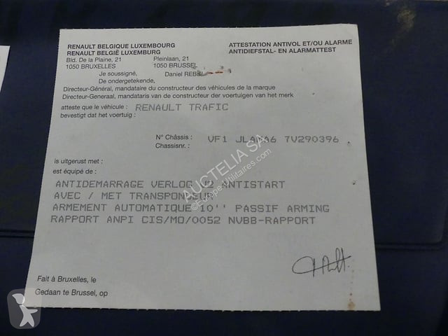 Bedrijfswagen Renault TRAFFIC