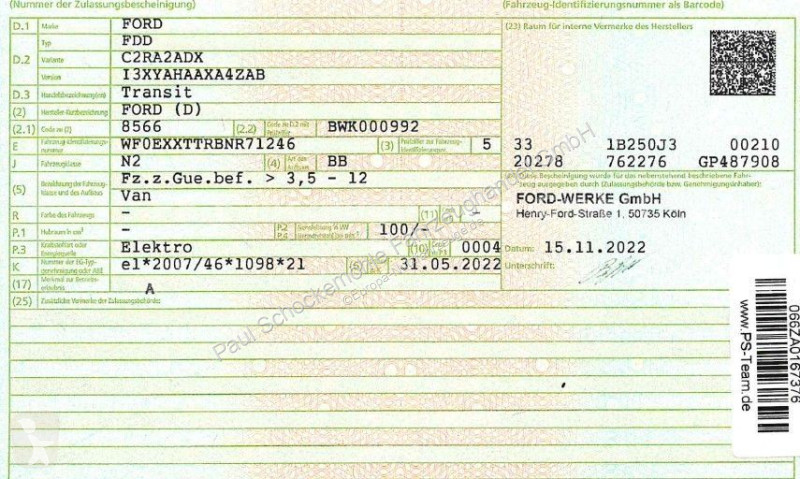 Лекотоварен автомобил Ford Kasten E 390 L3...