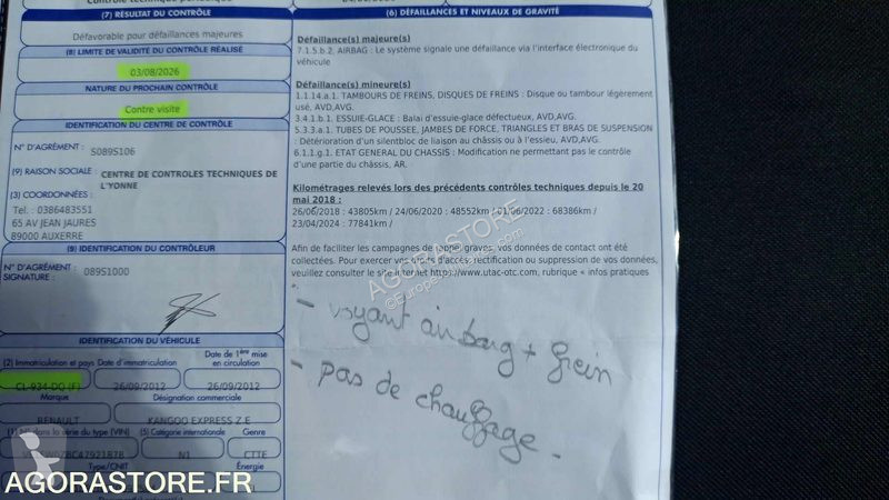 Veículo utilitário Renault KANGOO