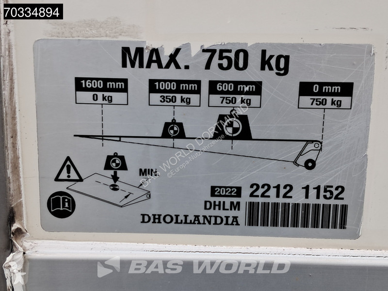 عربة نفعية Ford 130pk Ladebordwand 170PS Koffer...