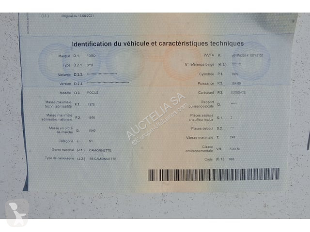 Užitkové vozidlo Ford ST
