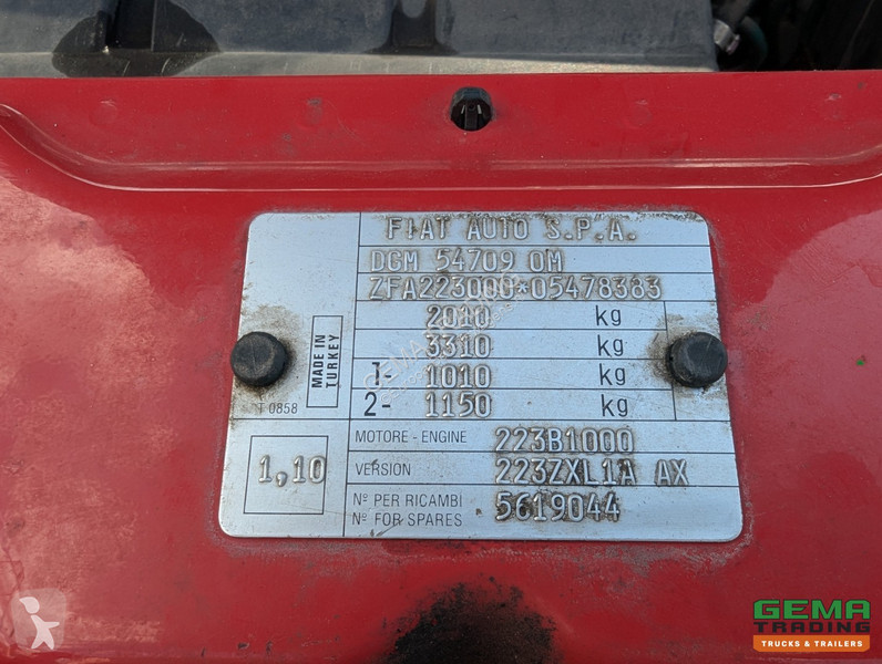 Bedrijfswagen Fiat 1.9 JTD Euro4 - Manual...