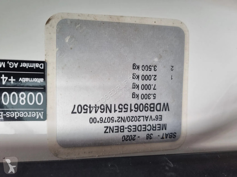 Furgoneta Mercedes 513 CDI Koffer 21kub 130 pk...