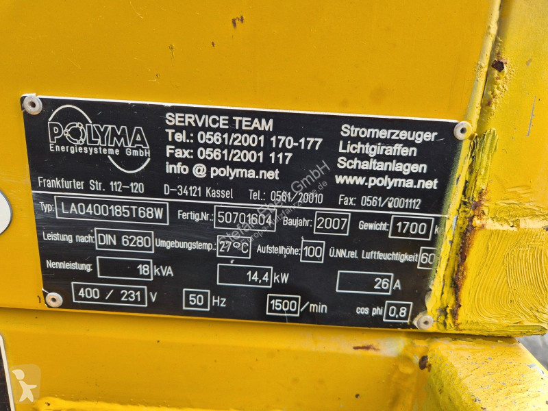 Stavebný stroj  Polyma LA0400185T68W...