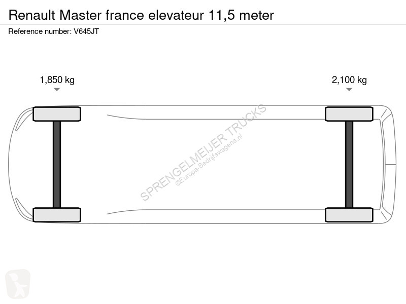 Samochód dostawczy Renault france elevateur...