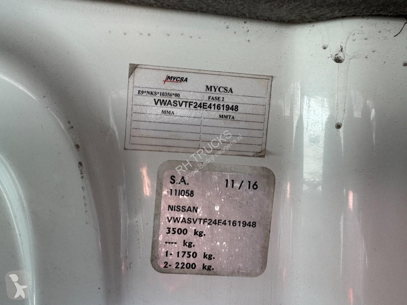 Furgoneta Nissan PALFINGER HOOGWERKER 20 METER...