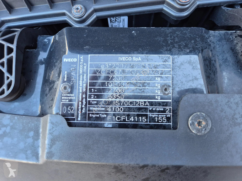 Véhicule utilitaire Iveco 72C21/ Koffer/ LBW/...