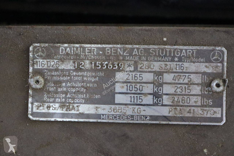 Véhicule utilitaire Mercedes SEL