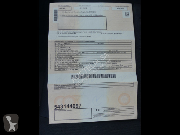 Veicolo commerciale Renault megane