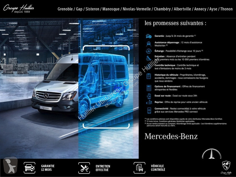 Bedrijfswagen Mercedes 316 CDI 4x4 Plateau...