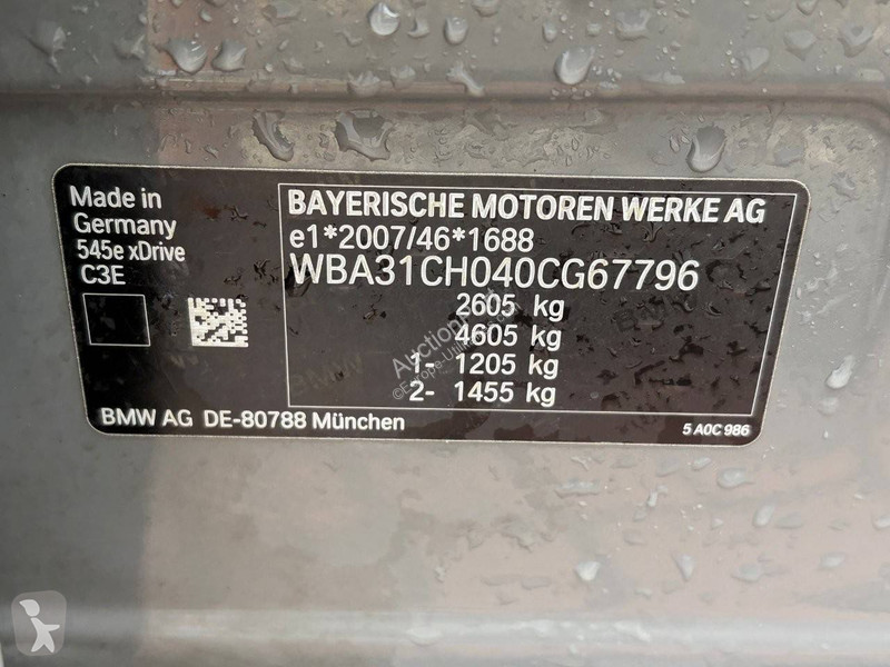 BMW  545E XDRIVE van