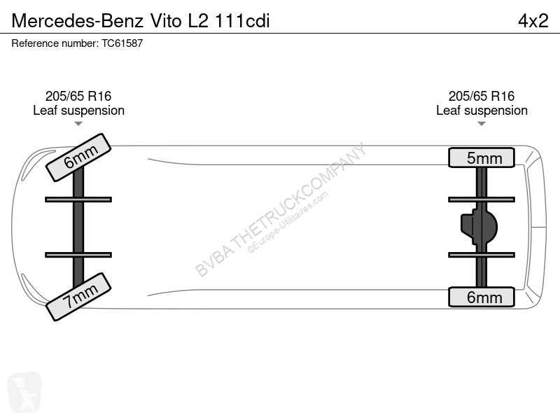 Véhicule utilitaire Mercedes L2 111cdi