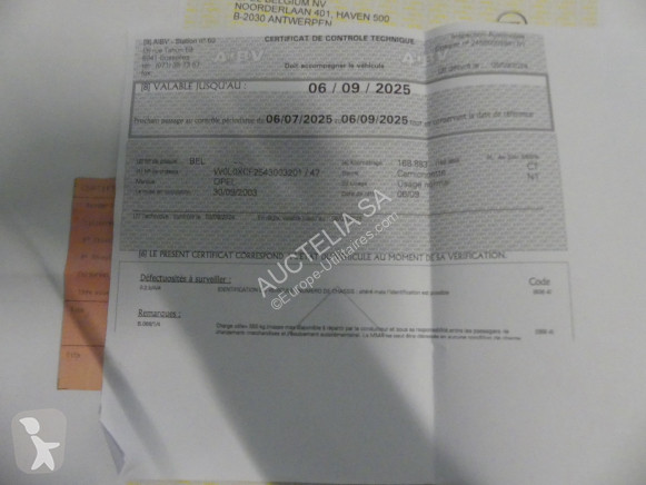 Véhicule utilitaire Opel 1,7 Cdi