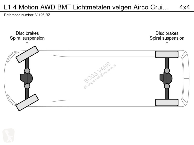 Véhicule utilitaire Volkswagen 2.0 TDI 4x4 123PK