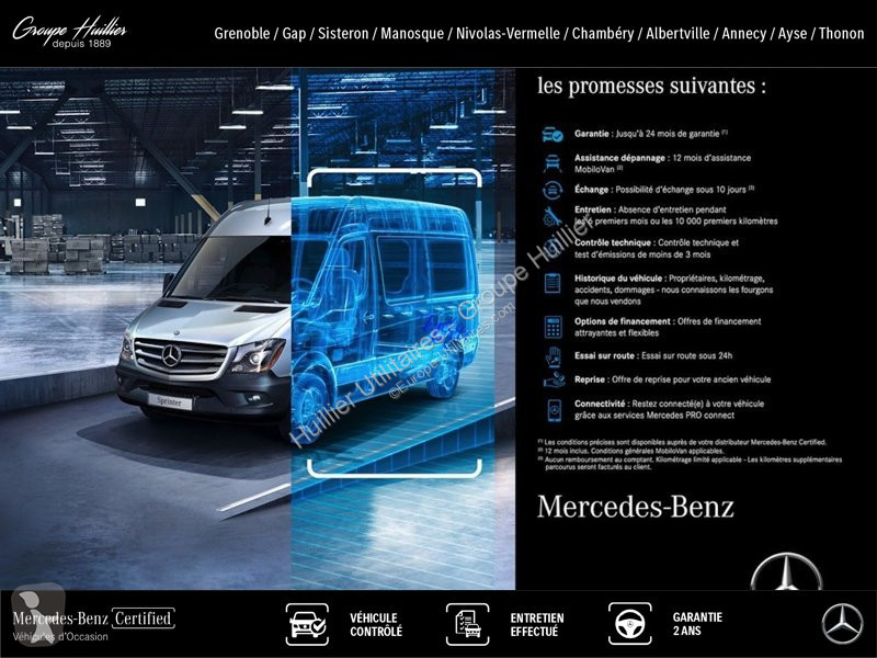 Véhicule utilitaire Mercedes 112 CDI Fourgon...