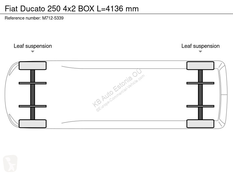 Autoutilitară Fiat 250 4x2 BOX L=4136 mm