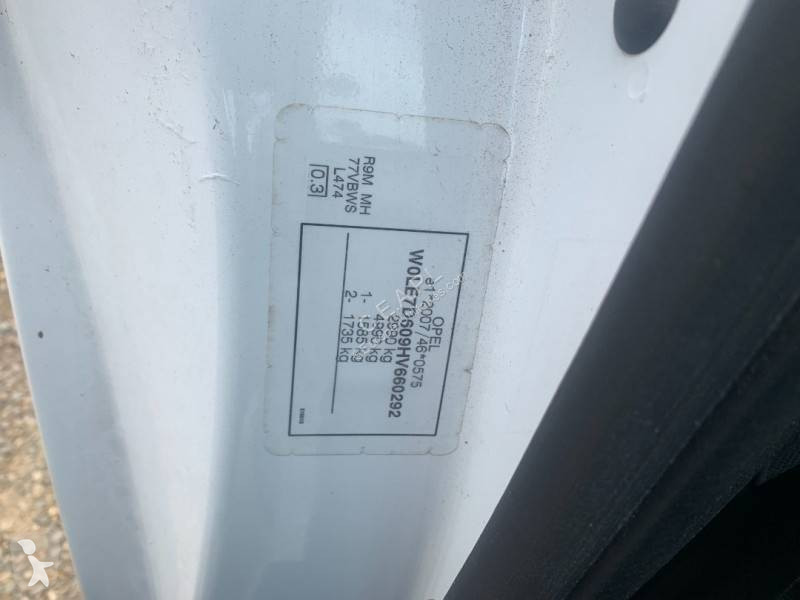Véhicule utilitaire Opel