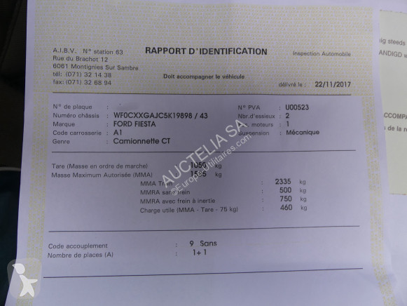 Nyttofordon Ford FIESTA TDCI
