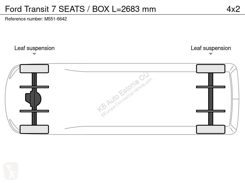 Nyttofordon Ford 7 SEATS / BOX L=2683 mm