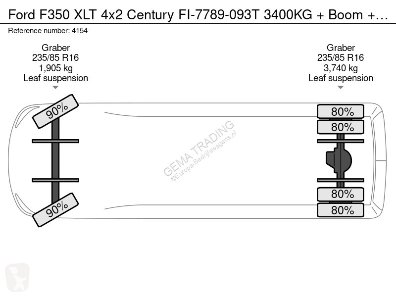 عربة نفعية Ford XLT 4x2 Century FI-7789-093T...