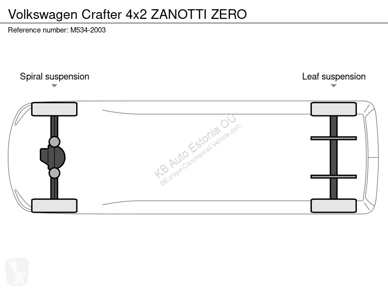 Furgoneta Volkswagen 4x2 ZANOTTI ZERO