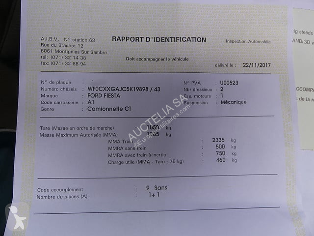 Bedrijfswagen Ford FIESTA TDCI