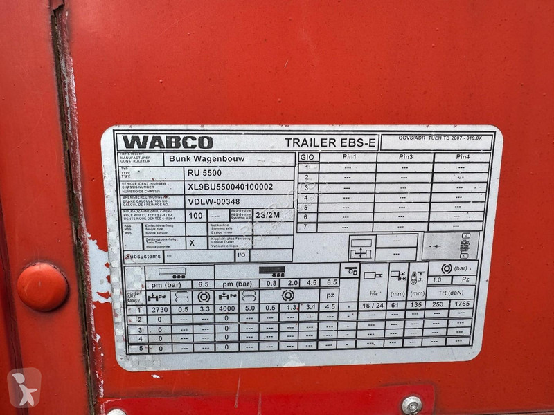 عربة نفعية Iveco 40C17 + 1-axle BUNK TRAILER -...