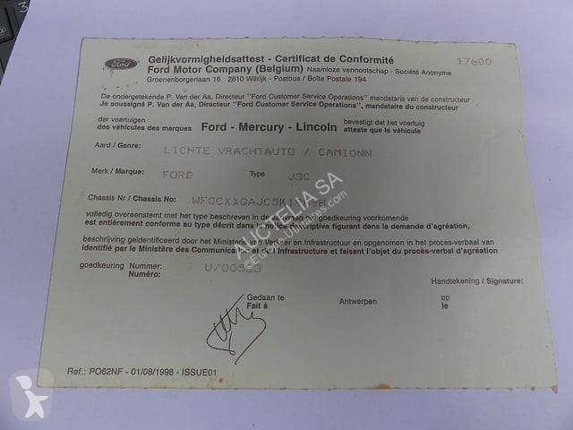 Bedrijfswagen Ford FIESTA TDCI