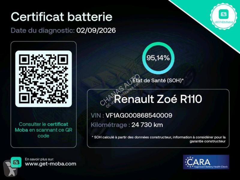 Véhicule utilitaire Renault R110 ACHAT INTEGRAL...