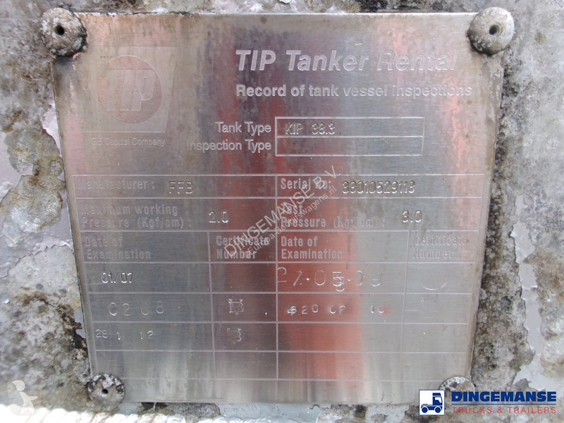 Bedrijfswagen   Powder tank alu 38 m3 (tipping)