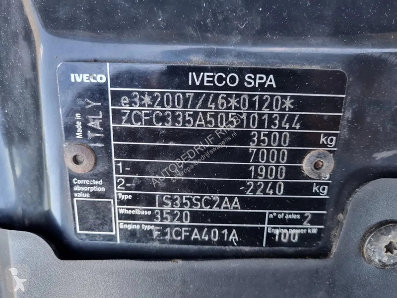 Samochód dostawczy Iveco 35S14 Kuhlwagen -20...