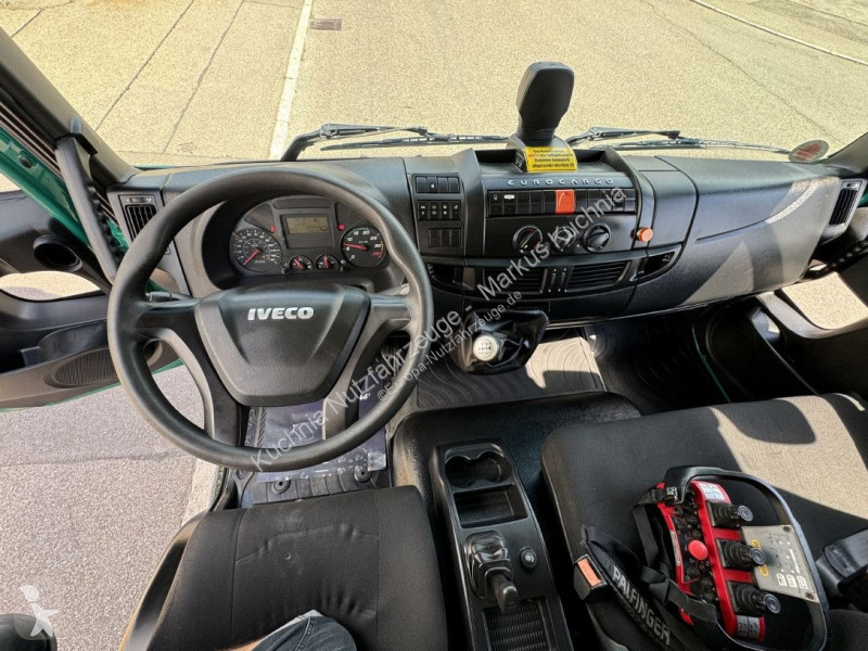 شاحنة Iveco 75-21 HEGLA-Glastransport Kran Funk E6