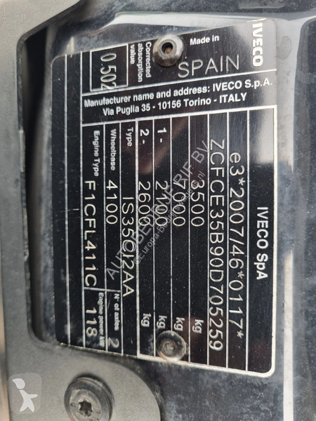 Samochód dostawczy Iveco 35C16 3.0D Koffer/...