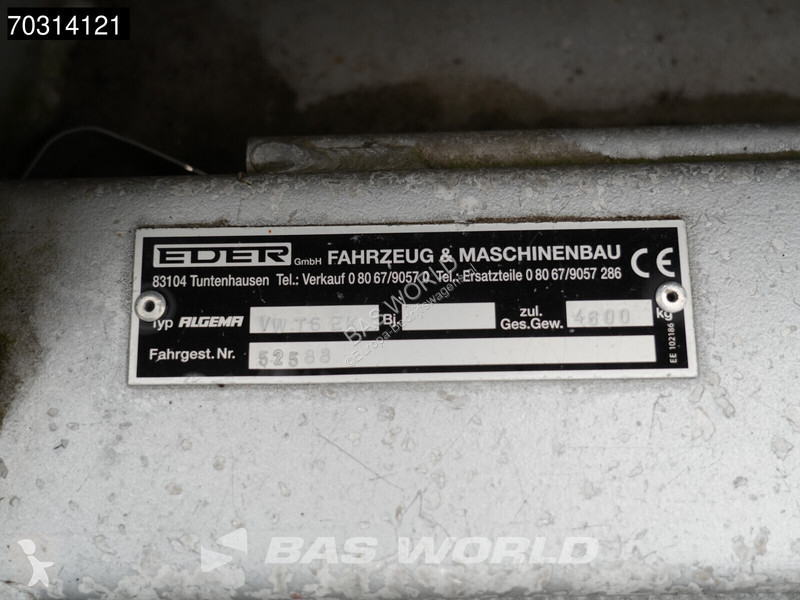 Furgoneta Volkswagen Eder Algema Fitzel 1500KG...