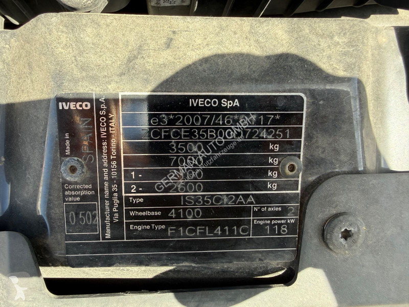 Užitkové vozidlo Iveco 35C16